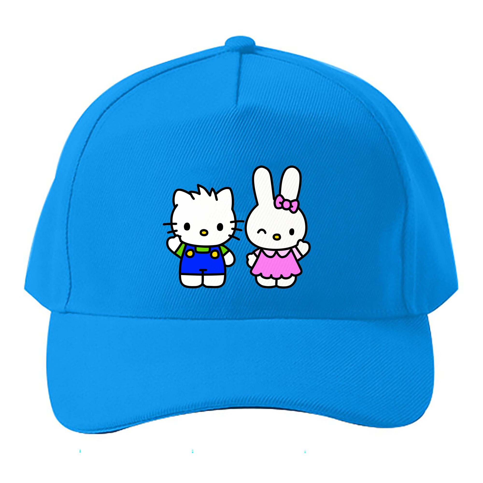 （画像用） Hello Kitty ハローキティ ベースボールキャップ 綿100％ 男女兼用 帽子 スポーツ